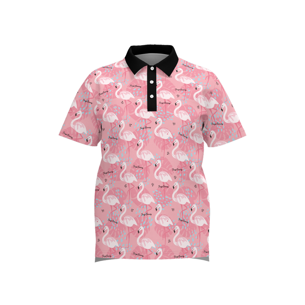 Maple Leaf Flamingos