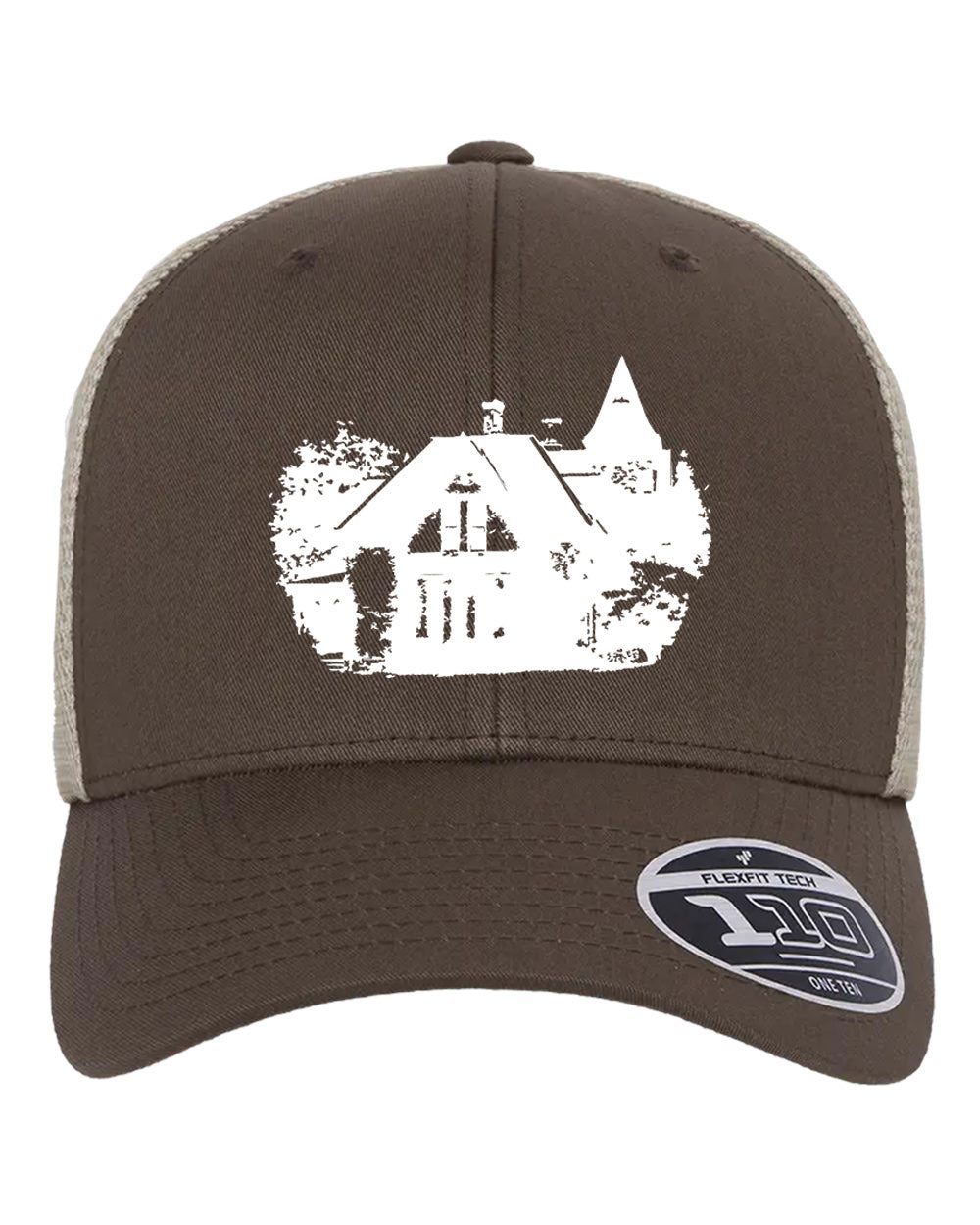 PHGCC Logo Mesh Snap Back Hat | Brown & Tan
