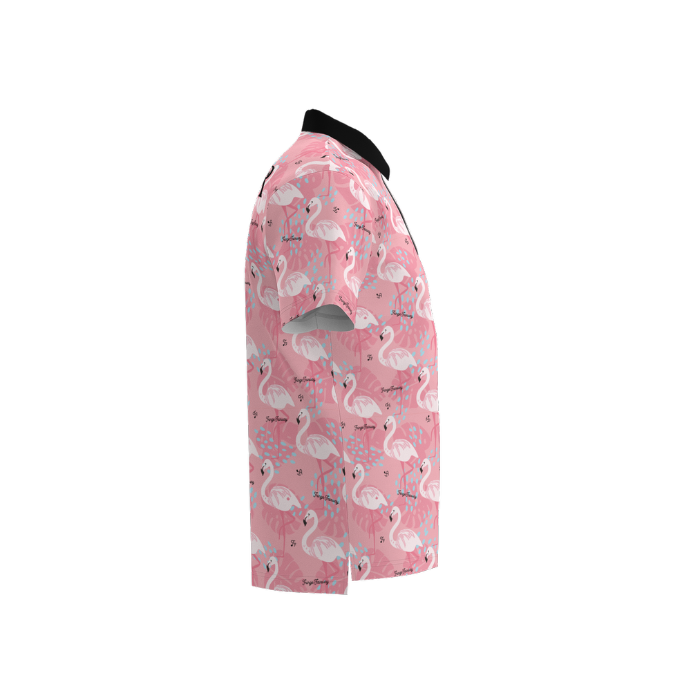 Maple Leaf Flamingos