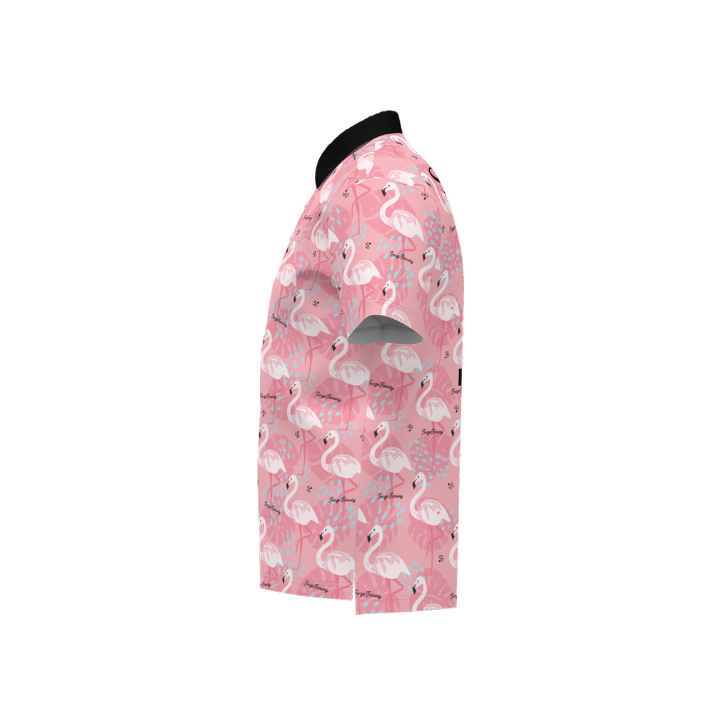 Maple Leaf Flamingos