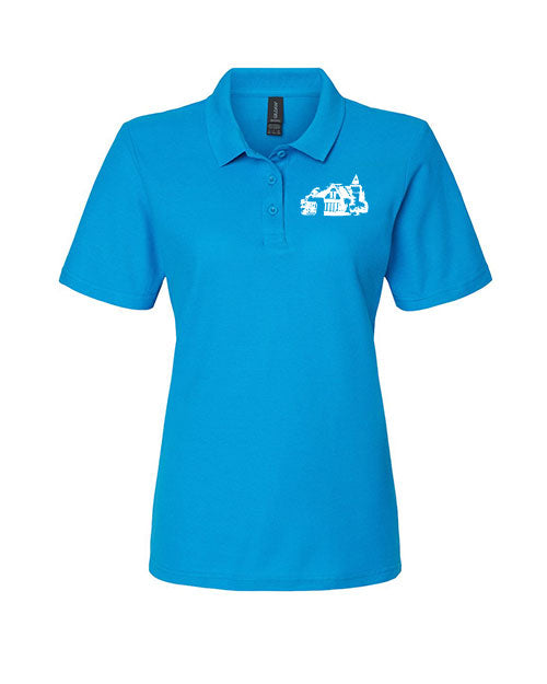 PHGCC Women's Logo Polo | Bright Blue